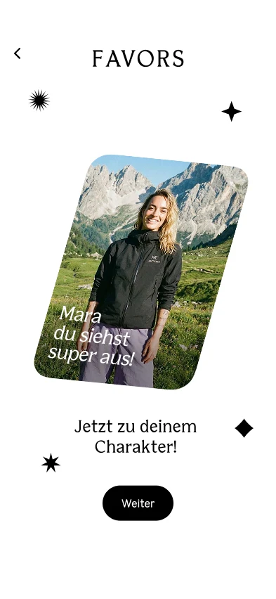 FAVORS App, Vorschlag